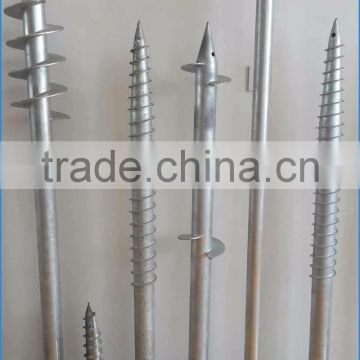 Hot Dip galvanized Ground Screw Drill from Professional Factory