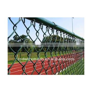 PVC coated& electro galvanized Chain Link Fence(manufacturer)
