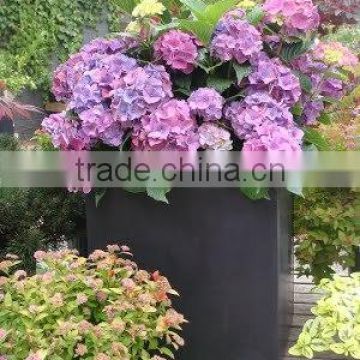 Polystone planter, durable fiberstone outdoor pots for home and garden planter