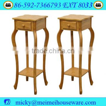 Wooden oak side table