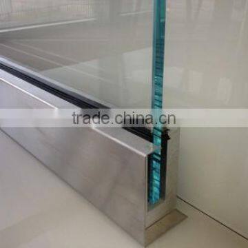Glass balcony balustrades newest indoor stairs handrail design