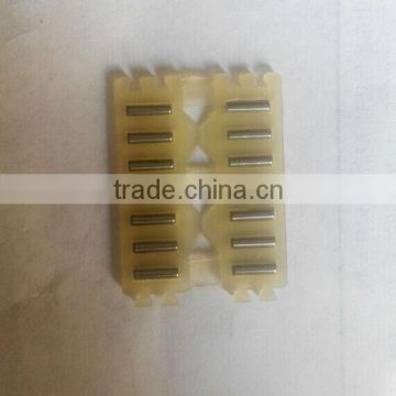 Nylon straight line needle bearing FF3555ZW with Two rows linear flat rollers