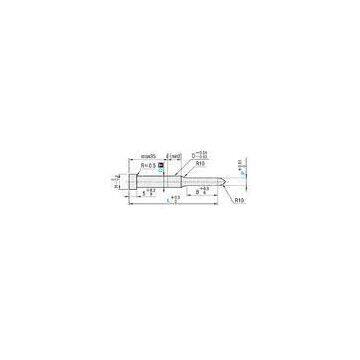 MISUMI / DIN Flange Fixing Pilot Punch DICOAT treatment , Tip R type