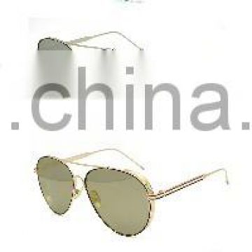 Collection Hot Sale Double Bridge Metal Sunglasses (MS424)