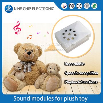 USB voice box push button music module for plush toy
