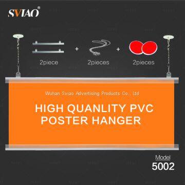 High Quality Snap Rails PVC Material Poster Hanger Clip For Poster Hanging With 26cm,40cm,45cm,55cm,60cm,80cm,100cm,120cm