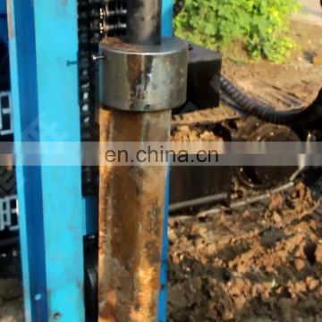 high performance rotary ground screwing pile drilling machine price