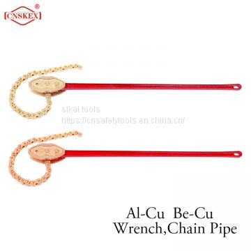 Wrench Chain Pipe non sparking Aluminum bronze 100*600mm