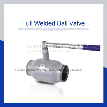best price all size available DN15 DN20 DN25 new type full welded ball valve