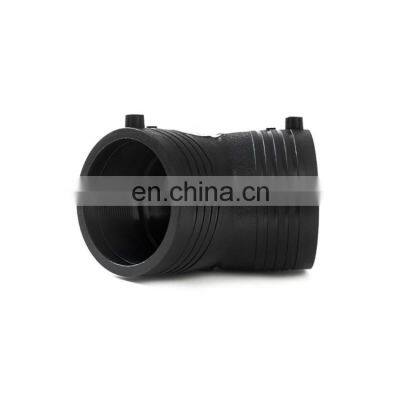High quality HDPE Electrofusion pipe fittings dn50mm dn630mm electrofused fittings equal elbow 45 fitting