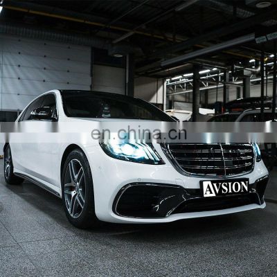 Body kit for Mercedes Benz S class W222 2014-2020 year upgrade S63 AMG model