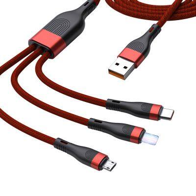 160 0.1 Thick Copper Wire Over 5A OD4.0 Data Cable 66W Super Fast Charging Phone Data Cable For Apple Android Type-C