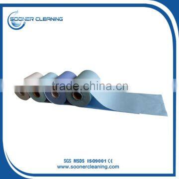 55% Woodpulp/45% Polyester Replace Industrial Disposable Wipe Roll