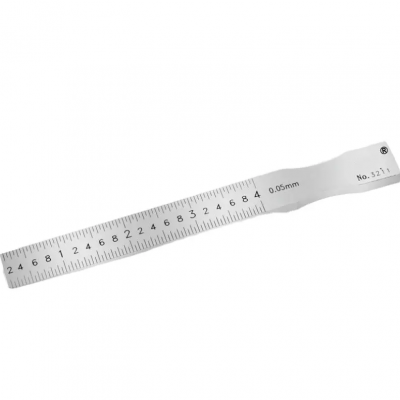 Stainless steel feeler gap gauge for railway measurement
