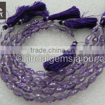 Wholesale Natural Amethyst Faceted Cardamom Beads