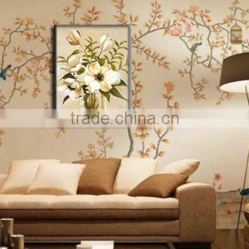 01-050 Large Size Canvas Printing Paint Flower Painting For Living Room OR Bedroom For Decoration