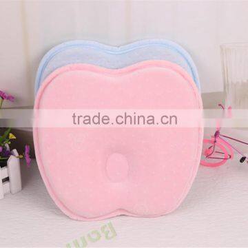 Adorable Bamboo Apple Shape Memory Foam Head Shaping Babies Pillow, children head pillow