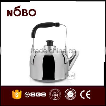 eco-friendly stainless steel hotel water kettle with bakelite handle