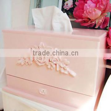 vast custom high quality wooden tissue box