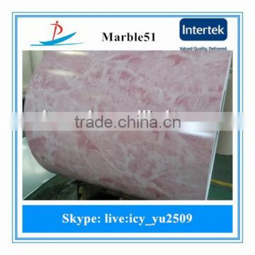 0.5mm thick sheet marble design ppgi, wood/marble/brick/Camouflage grain prepainted steel coils and sheet for roofing materials