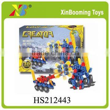 Hot selling plastic block toys