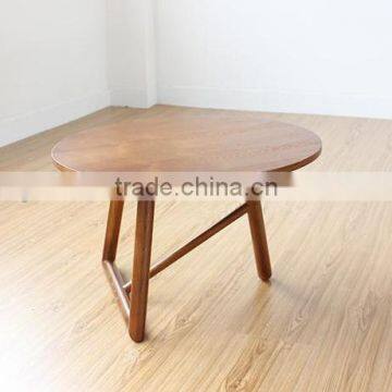 ash wood table round coffee table, modern design furniture