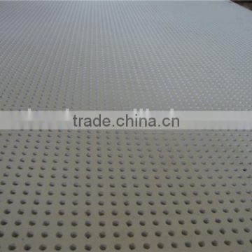 perforated plasterboard with round hole