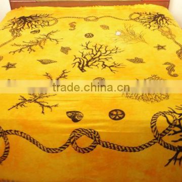 RTC-6 wall decor printed wall hanging printed bed sheet table runner tapestry handmade bedspread Jaipur Manufacturer