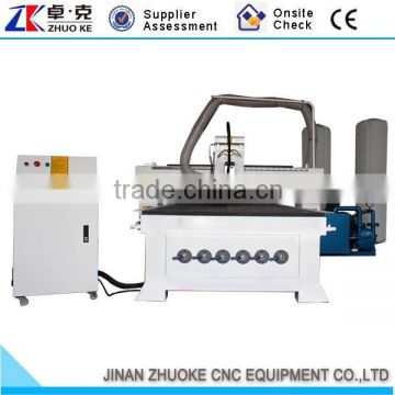 High Efficiency Wood CNC Engraving Machine ZKM-1325 1300*2500MM With 6KW HSD Air Coolin Spindle Mach3 Control System