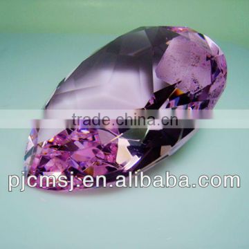 cheap large Crystal glass diamond for Decration or Gifts