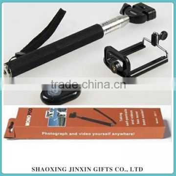 China Made Good Sale Bluetooth Selfie Stick Have Mini Tripod With Bluetooth Shutter Button