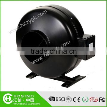 Hydroponic 6 inch Blower Fan Ventilating Inline Axial Duct Fan / Centrifugal Pipe Fan