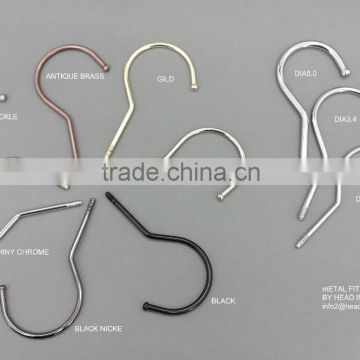 HH metal hanger hooks nail for pants hanger wooden hanger hooks antitheaft hook ring