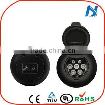 Mode 3 Type 2 Plug Dsiec2e EV 32P charing socket For Electric Car Charging Type 2 Male Inlet