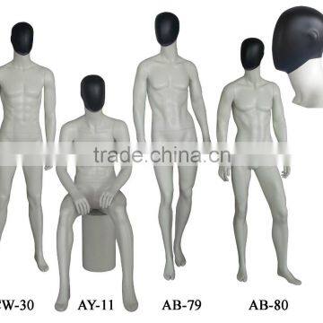 Male fashion abstract mannequin with removable head
