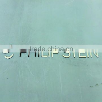 electroforming nickel logo metal nameplate