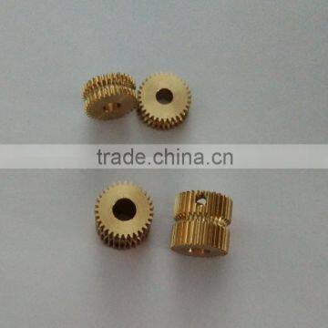 extruder machine brass parts cnc machining, brass gear nozzle spare parts