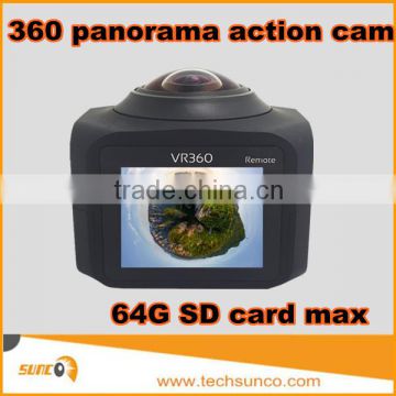 Newest mini 360 action dv camera wifi remote control mini cube panorama 1440P mini action camera
