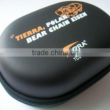 GC-Portable round Hard shell Case Bag Carry Pouch Bag eva hard cosmetics case