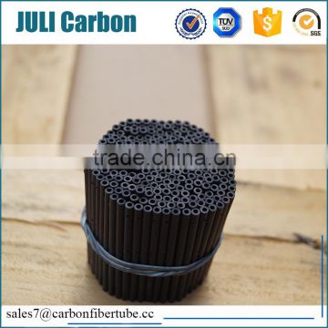 Juli factory custom cnc cutting carbon fiber tube/pipe for drones