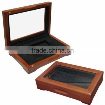 wooden coin box