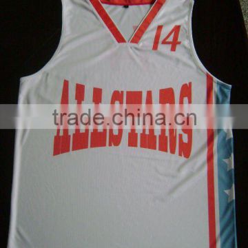 sublimation basketball top