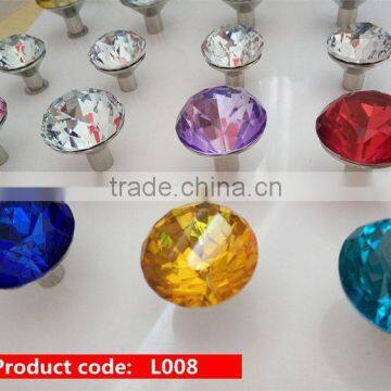 Wholesale prices good quality square crystal cabinet knobs from China