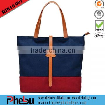2016 plain canvas tote bag manufacturer(CAS16-001)