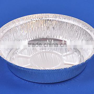 7 inches round takeout aluminium foil pan with dome plastic lid