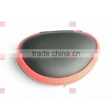 Unique shape small hard shell eva earphone case PU material eva case
