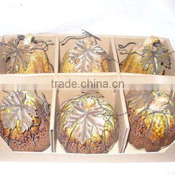 ceramic harvest pumpkins