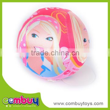 Hot selling colorful cartoon children ball with elastic string