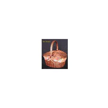 Wicker Picnic Basket From China