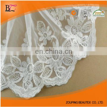 Ultra wide lace bone fancy car Hollow out wedding dress fabric lace embroidery